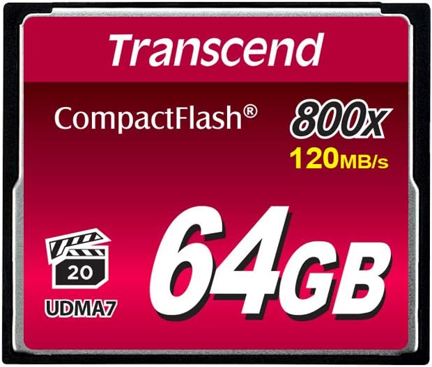 transcend 800&nbsp;x compact flash card 64 gb